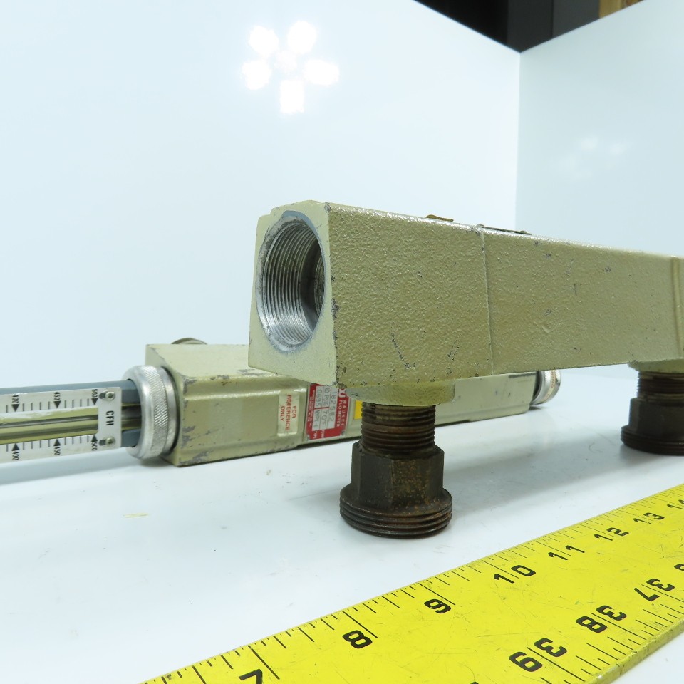 Waukee MVPX-6 Flo-Meter Gas Flow Meter PR 10PSIG 3/4″ NPT SG .0695 & 0.782 Lot/2