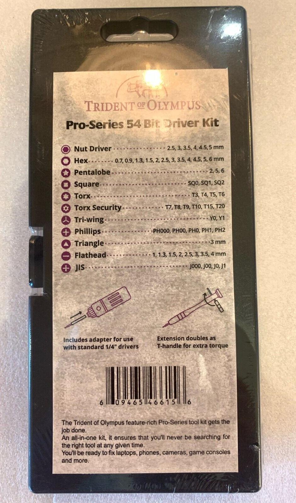 Trident of Olympus Pro Series 54 Bit Driver Kit Tool Kit