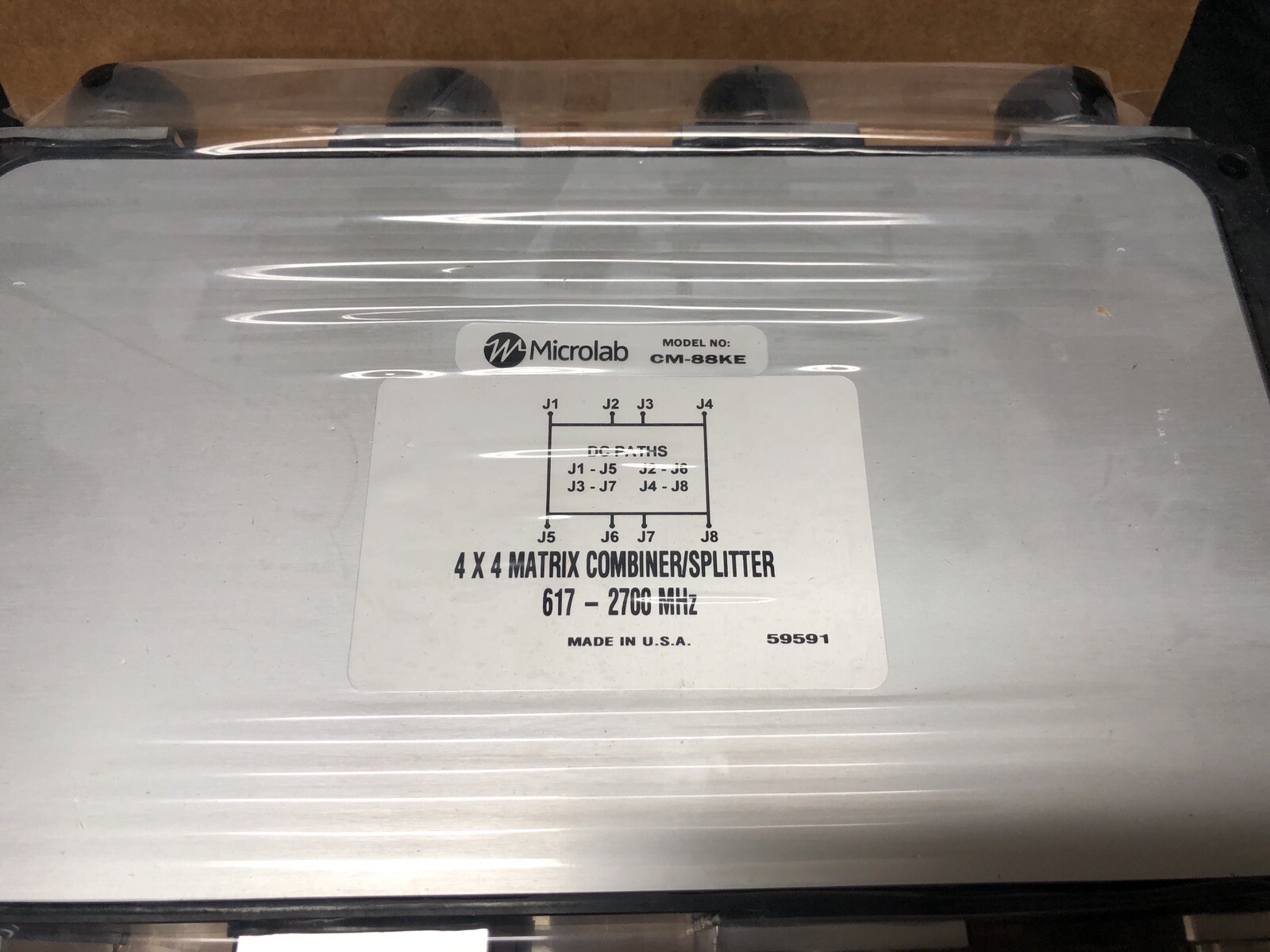 *NOB* Microlab CM-88KE 4×4 Hybrid Matrix Combo Splitter 617-2700 MHz 150W 4.3-10