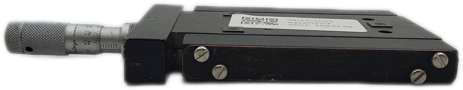 Oriel 3″x3.5″ Translation Positioner Stage w/0-13mm Mitutoyo Mic