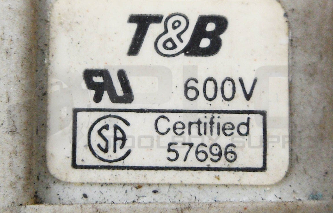 LOT OF 4 THOMAS & BETTS 57696 MALE CONNECTOR INSERT 600V 35A