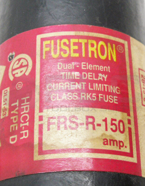 LOT OF 4 BUSSMANN FRS-R-150 TIME DELAY FUSE 150A 300VDC
