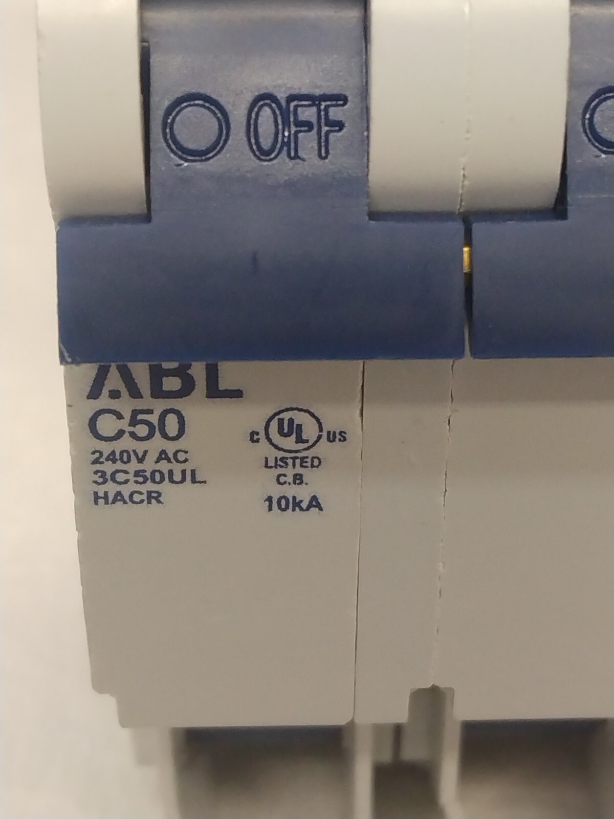 ALTECH 3C50UL C CHAR 3POLE 240VAC UL489
