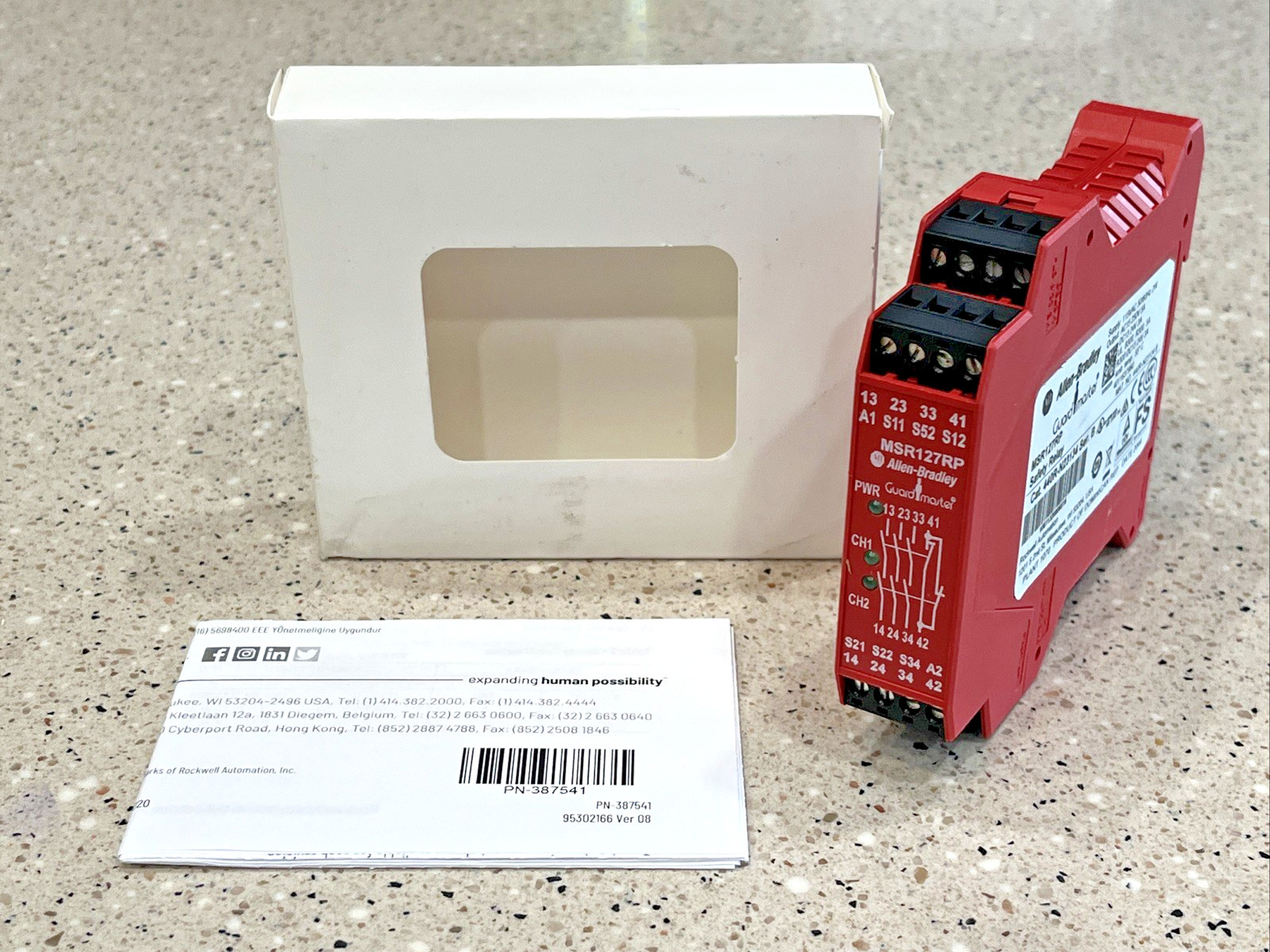 ALLEN BRADLEY 440R-N23134 Ser B Safety relay MSR127RP *NEW IN BOX* *US SELLER*