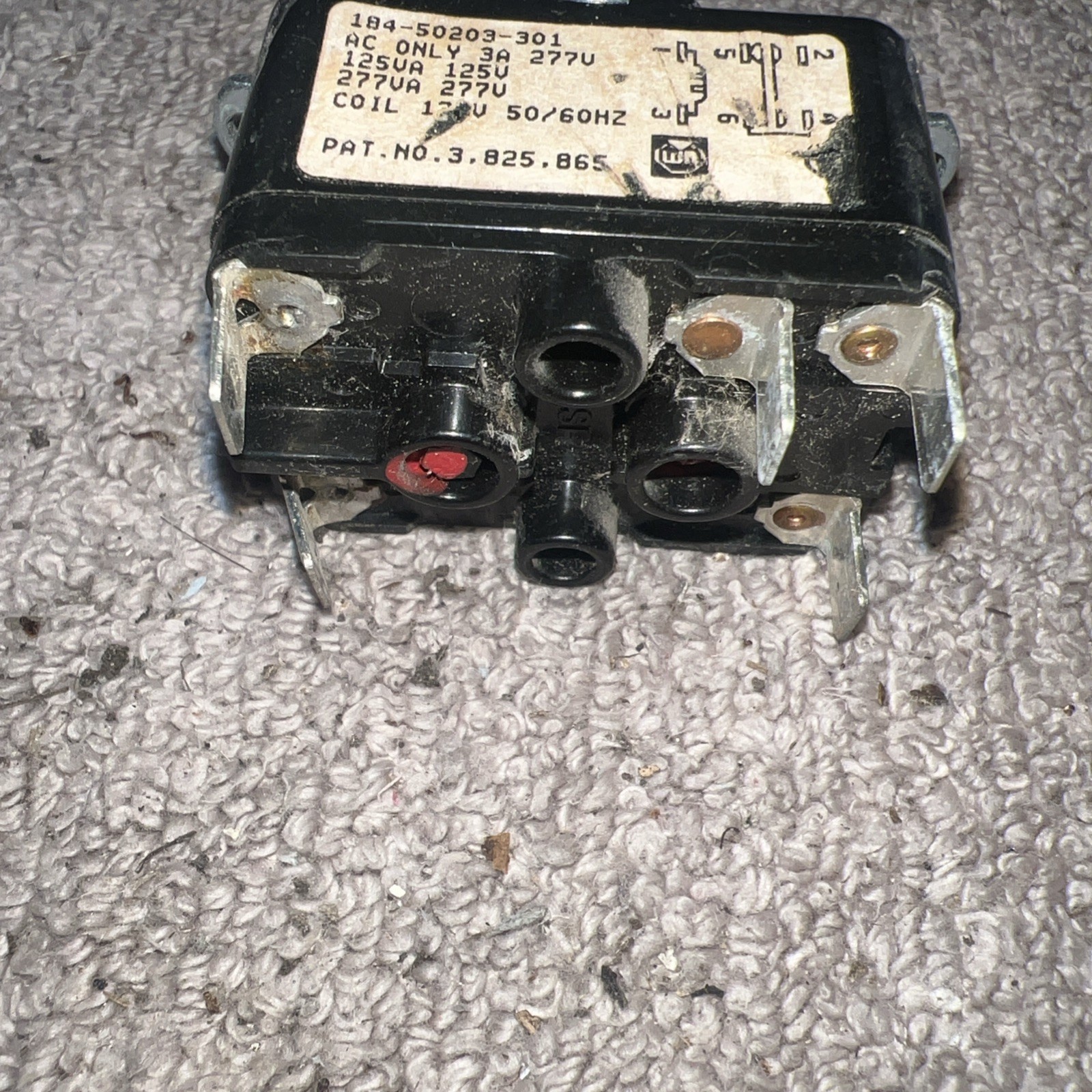 WHITE-RODGERS/RBM RELAYS 184-50203-301 AC ONLY 3A 277V 120V COIL