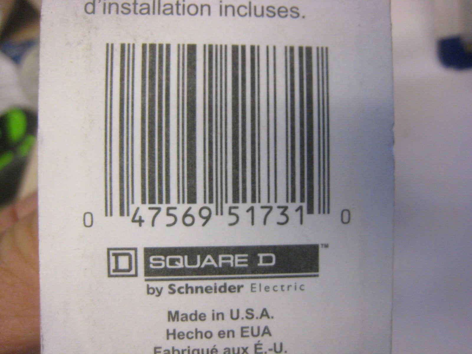 2 yes 2 –SQUARE D PK4GTA Equipment Grounding Bar 51731 Made USA