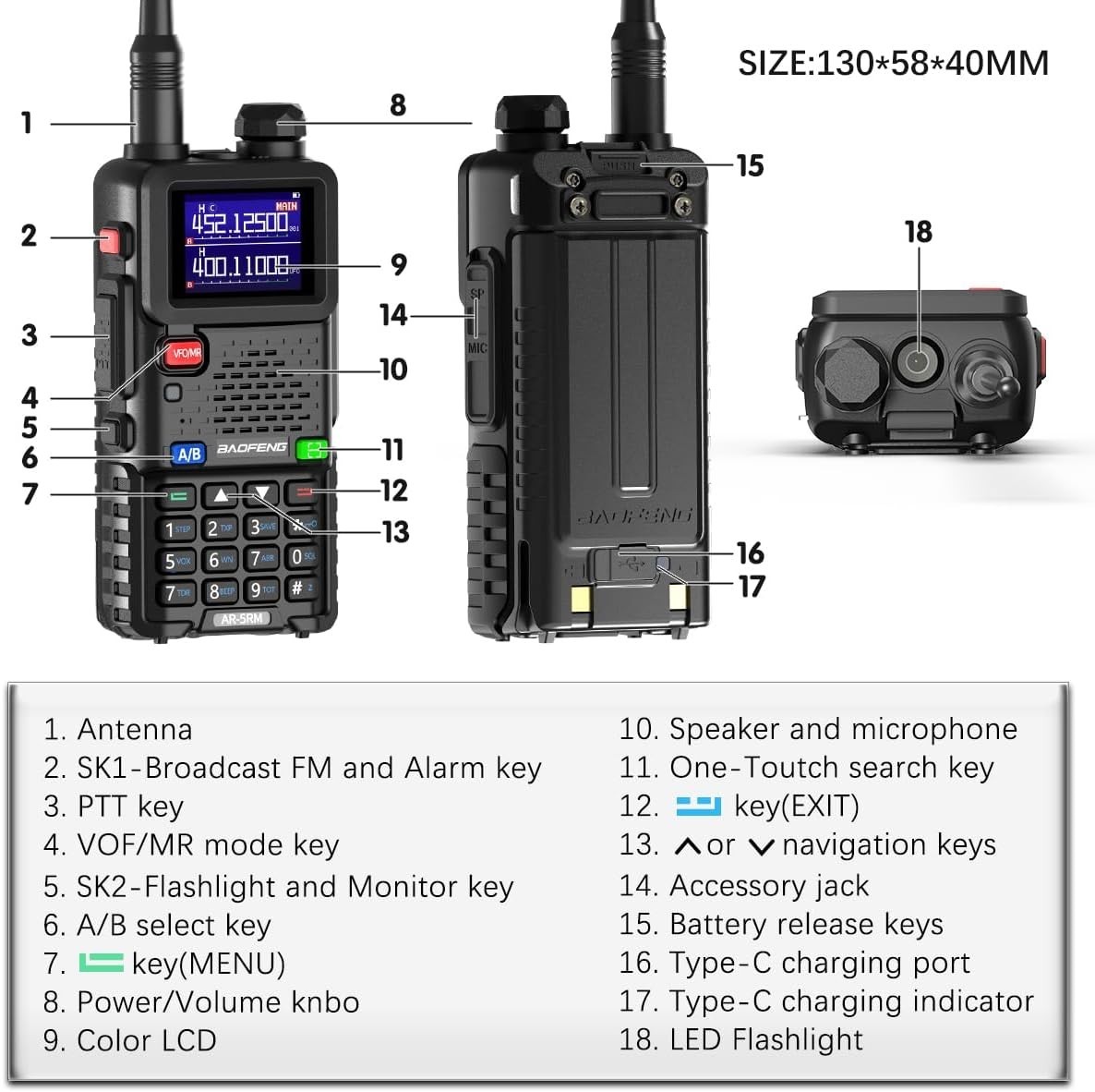 Digital Handheld Radio Scanner Fire Police VHF FM EMS Ham 2 Way Transceiver Dual
