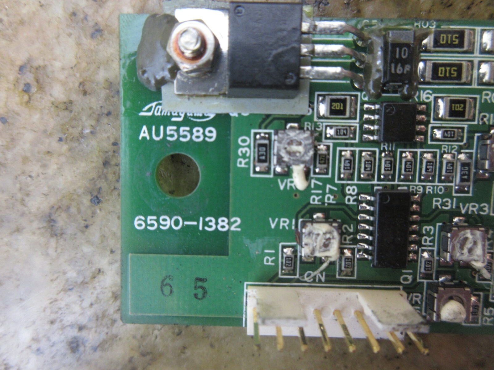 TAMAGAWA MITSUBISHI SPINDLE MOTOR ENCODER CIRCUIT BOARD AU5589 6590-1382