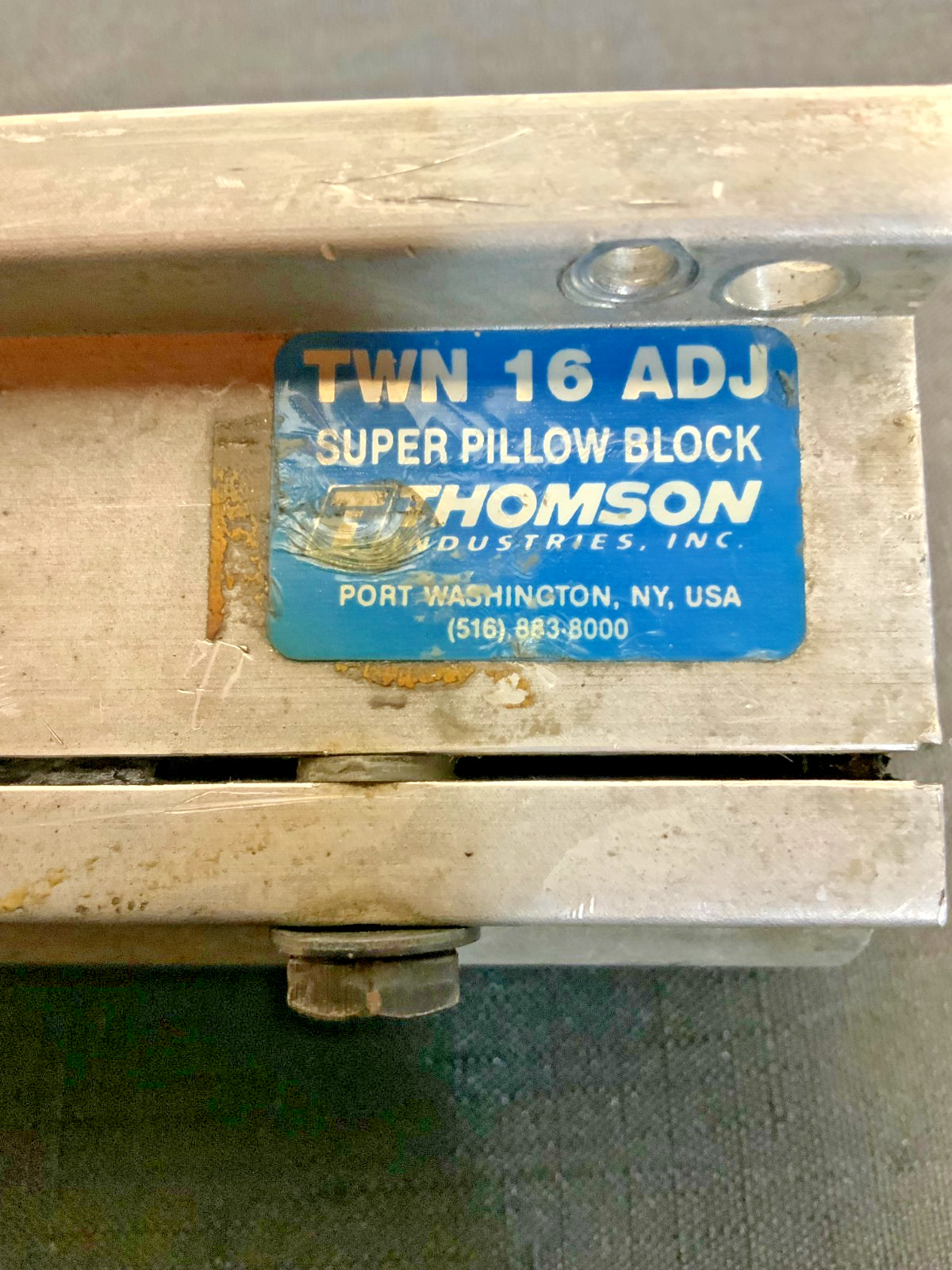 Lot of 2 Thomson TWN 16 ADJ Adjustable Super Ball Bushing Twin Pillow Block 241G