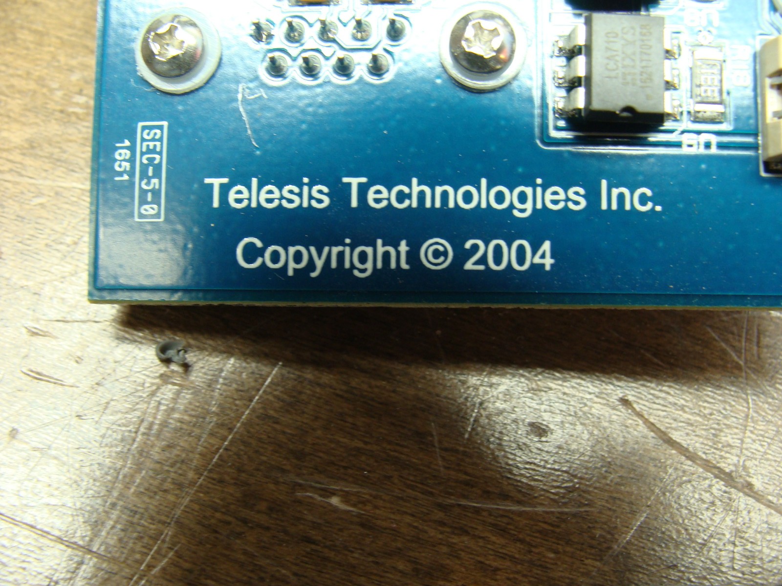TELESIS PLC INPUT/OUTPUT MODULE 53423 FOR TELESIS LASER MARKING SYSTEMS
