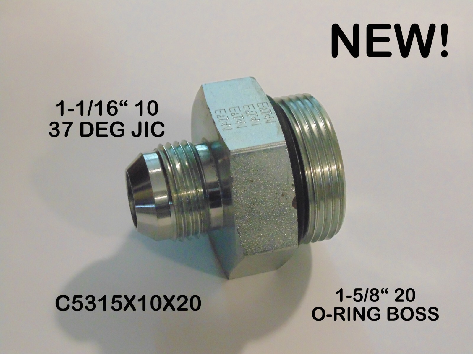 EATON-WEATHERHEAD C5315X10X20 FITTING ORING BOSS 20 TO 37 DEG JIC 10
