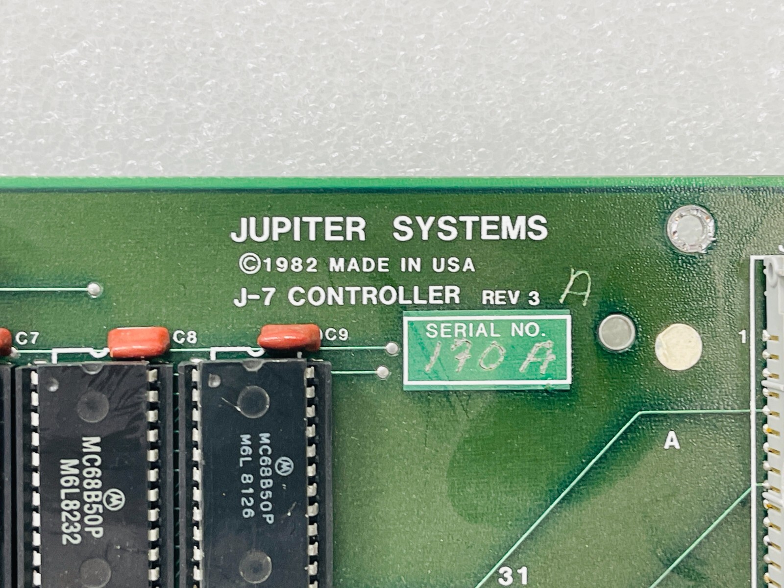 VINTAGE – JUNIPER SYSTEMS J-7 CONTROLLER REV 3 / FREE SHIPPING