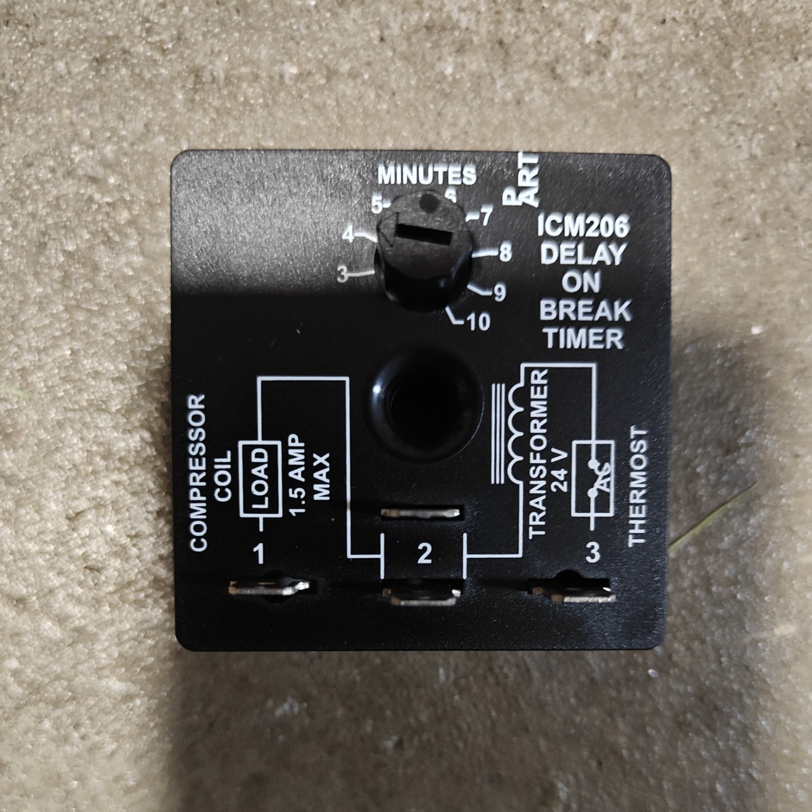 ICM Controls ICM206B 24 VAC 10 Minute Delay On Break Timer