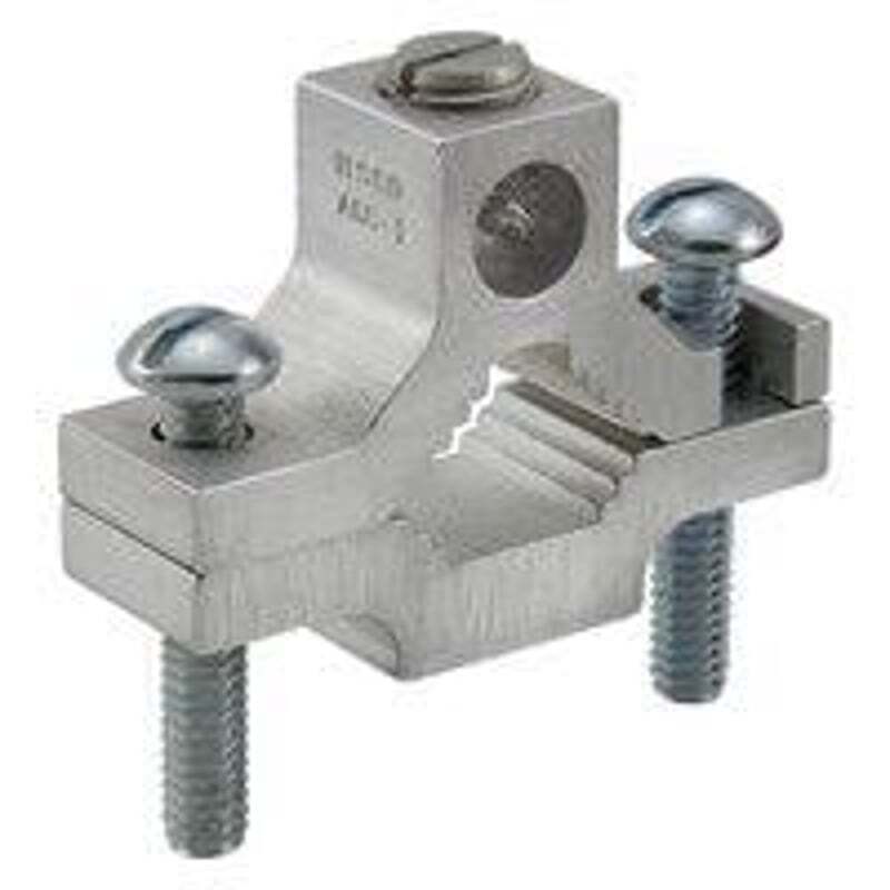 Ilsco AGC-1 Permaground Aluminum Ground Clamp, 250-6, 1/2″-1″ Pipe Sizes