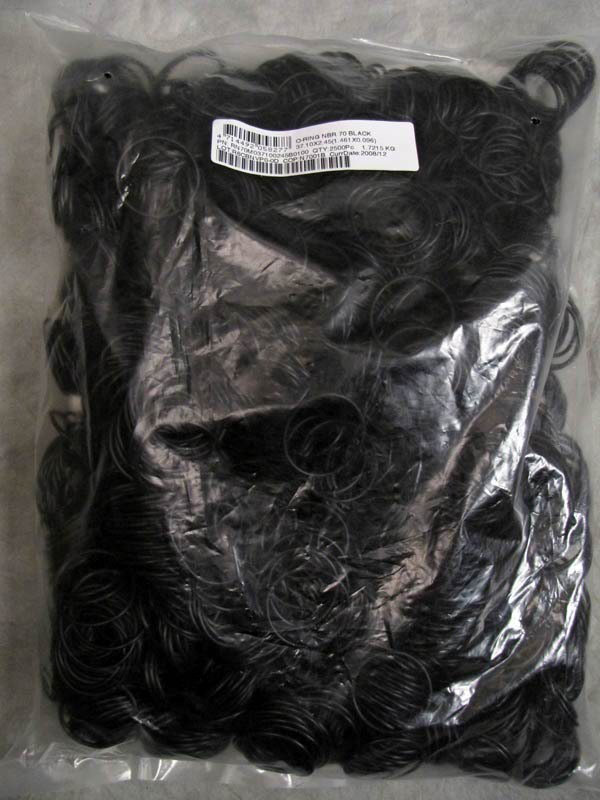 2500/Bag Escort Seal O-Rings NBR 70 Black Nitrile NEW