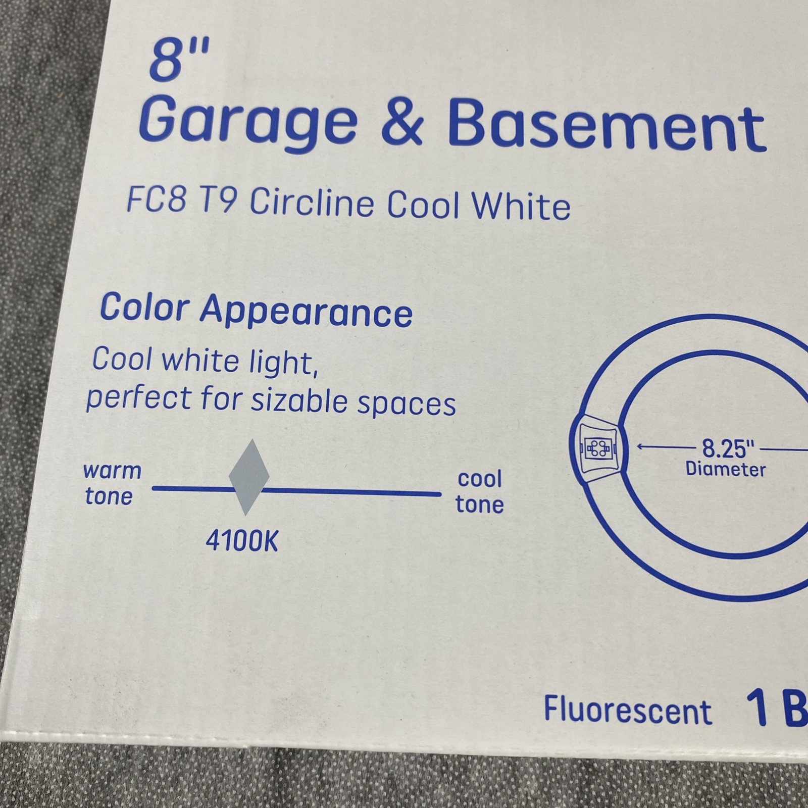 GE Lighting FC8T9/CW Circline Fluorescent Lamp 8″ 22W 4100K Cool White NEW✅