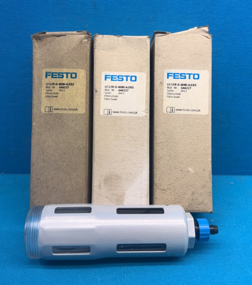 Pack of 3x -Festo LF/LFR-D-MINI-A-ERS 646227 Filter Bowl Mini Series