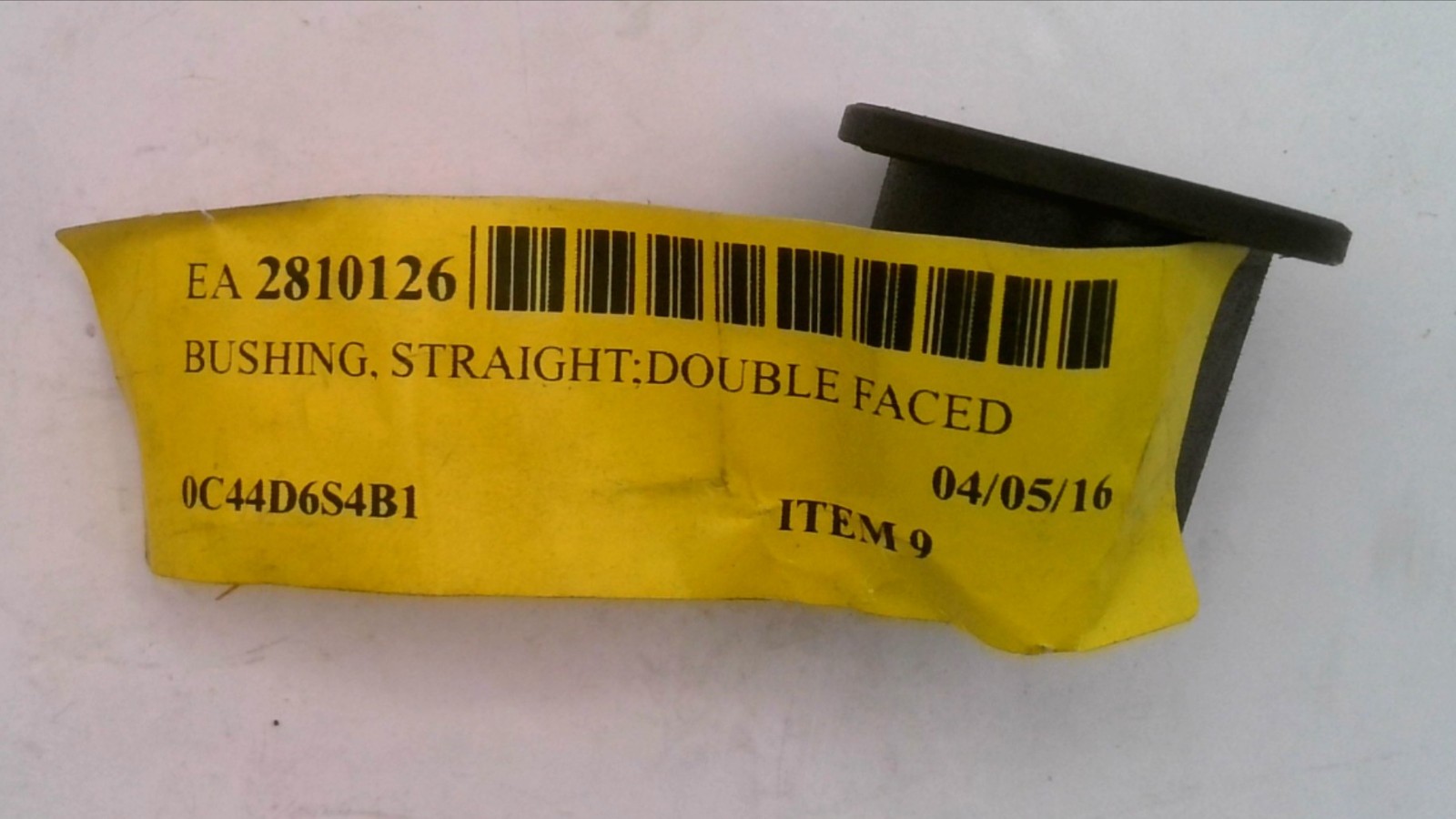 2810126 BUSHING,STRAIGHT; DOUBLE FACED