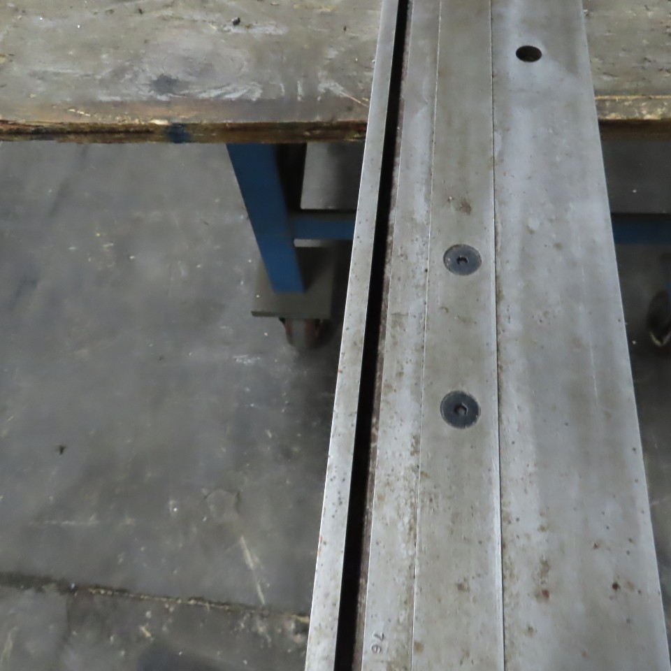 Press Brake Lower Die Holder 84-3/8″ L x 5″ W 5/8″ T-Slot