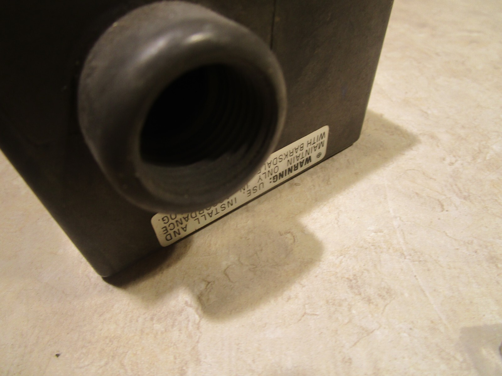 BARKSDALE E1H-H90-P6, 600V, 10A, 3-90PSI, PRESSURE SWITCH, T0452