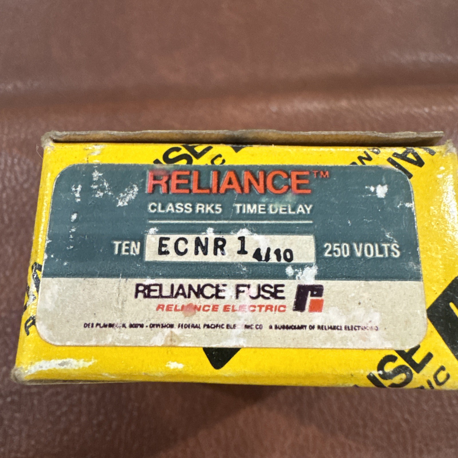 10pcs Fuses RELIANCE ECNR 1-4/10 DUAL ELEMENT TIME DELAY CLASS RK5 FUSE 250V