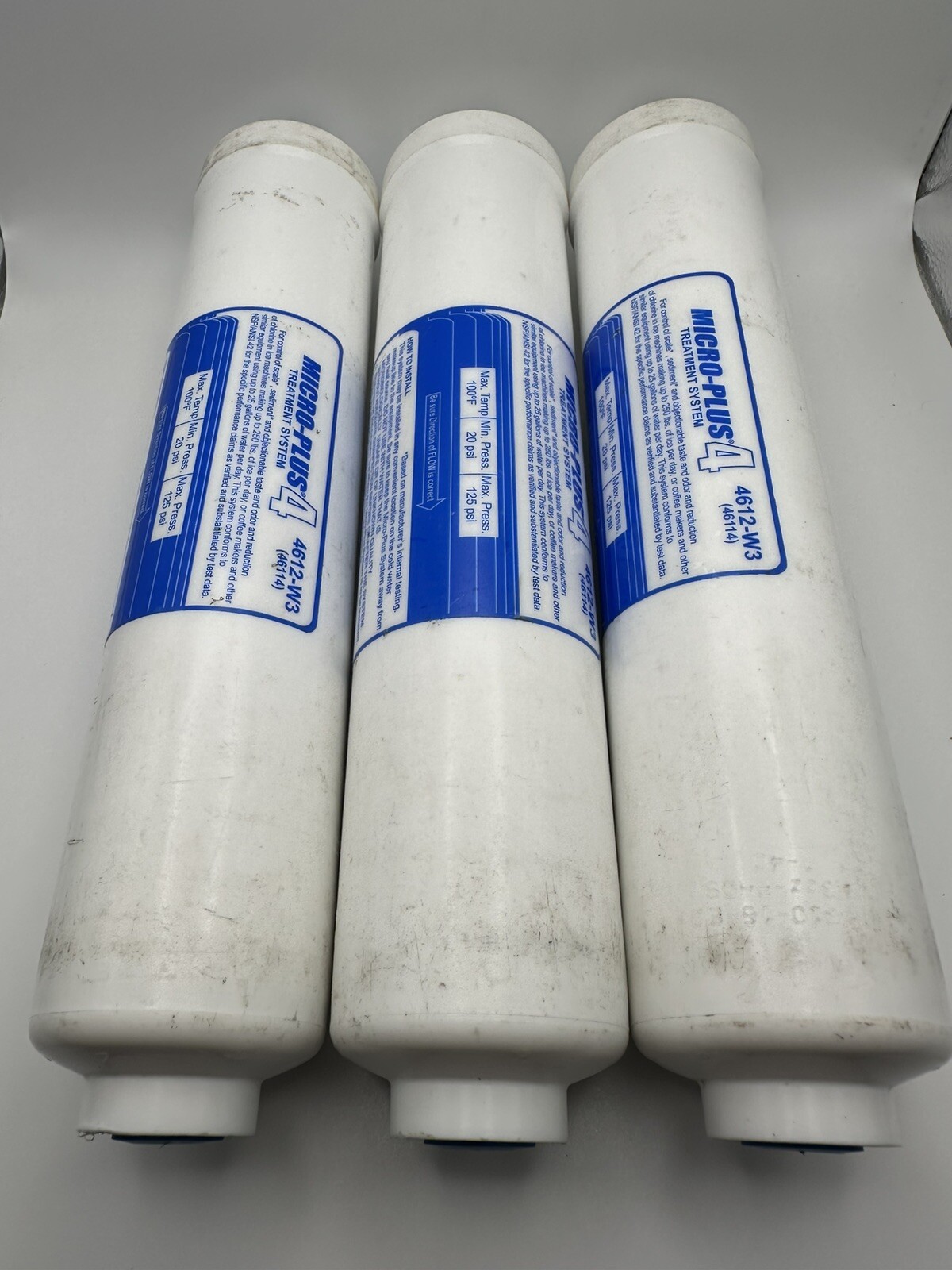 NEW Nu Calgon 4612-W3 Water Filter Inline Micro-Plus 46114 GENUINE OEM see pics