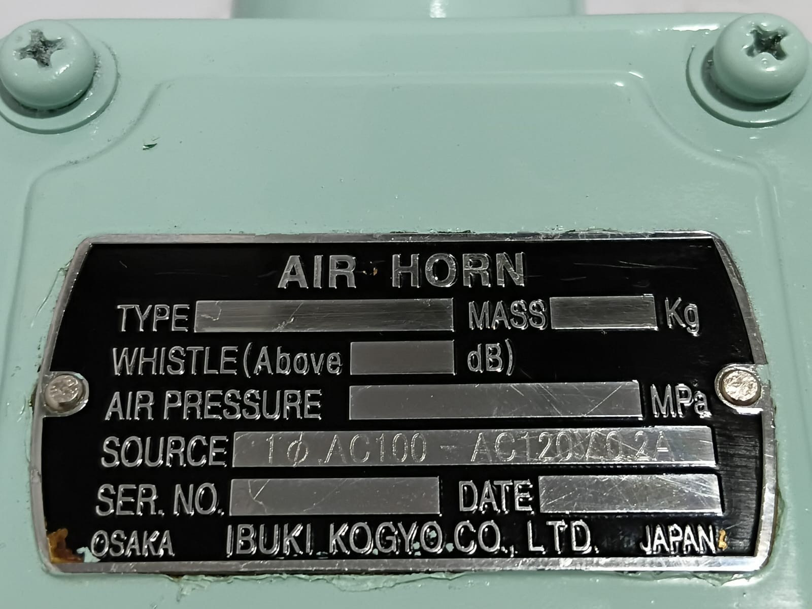 Ibuki A150ESSH/A200ESH Coil With Valve Unit For Air Horn AC100 – AC120V