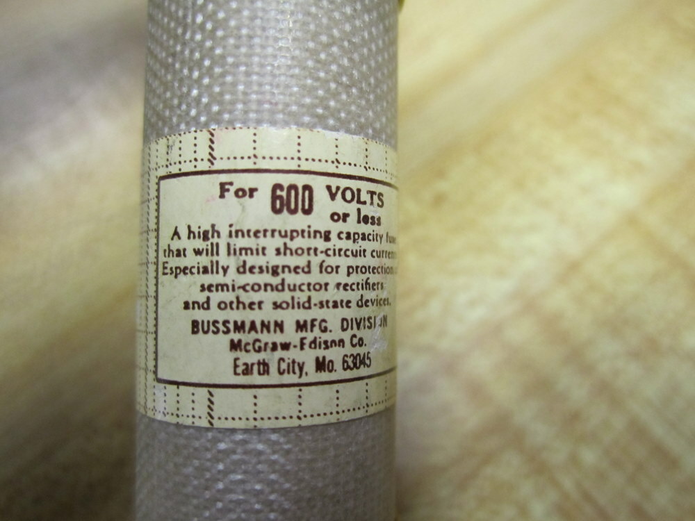 Buss KAC-60 Bussmann Fuse Cross Ref 4TWT1 (Pack of 3)