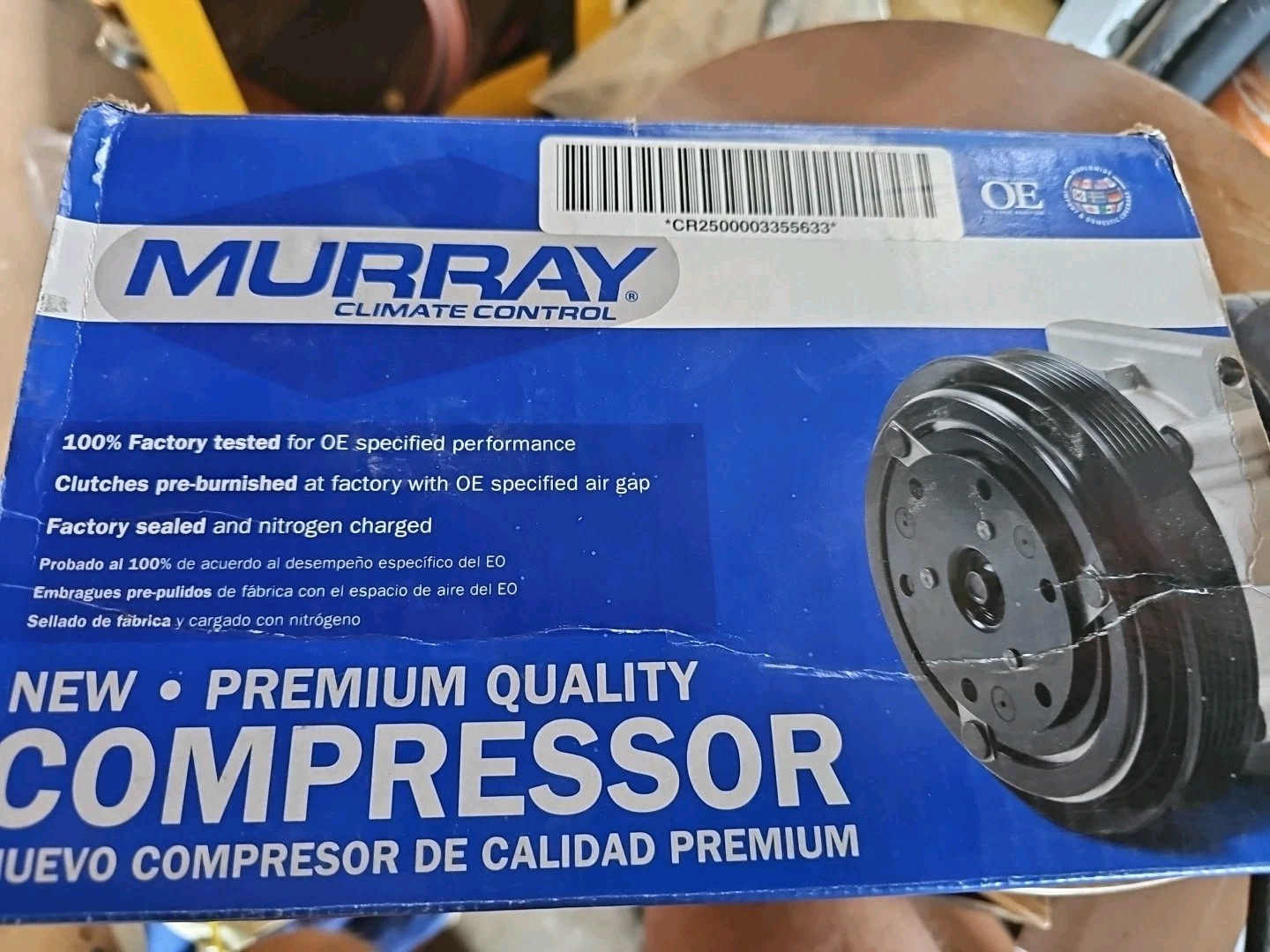 MURRAY 68182 A/C COMPRESSOR OPEN BOX
