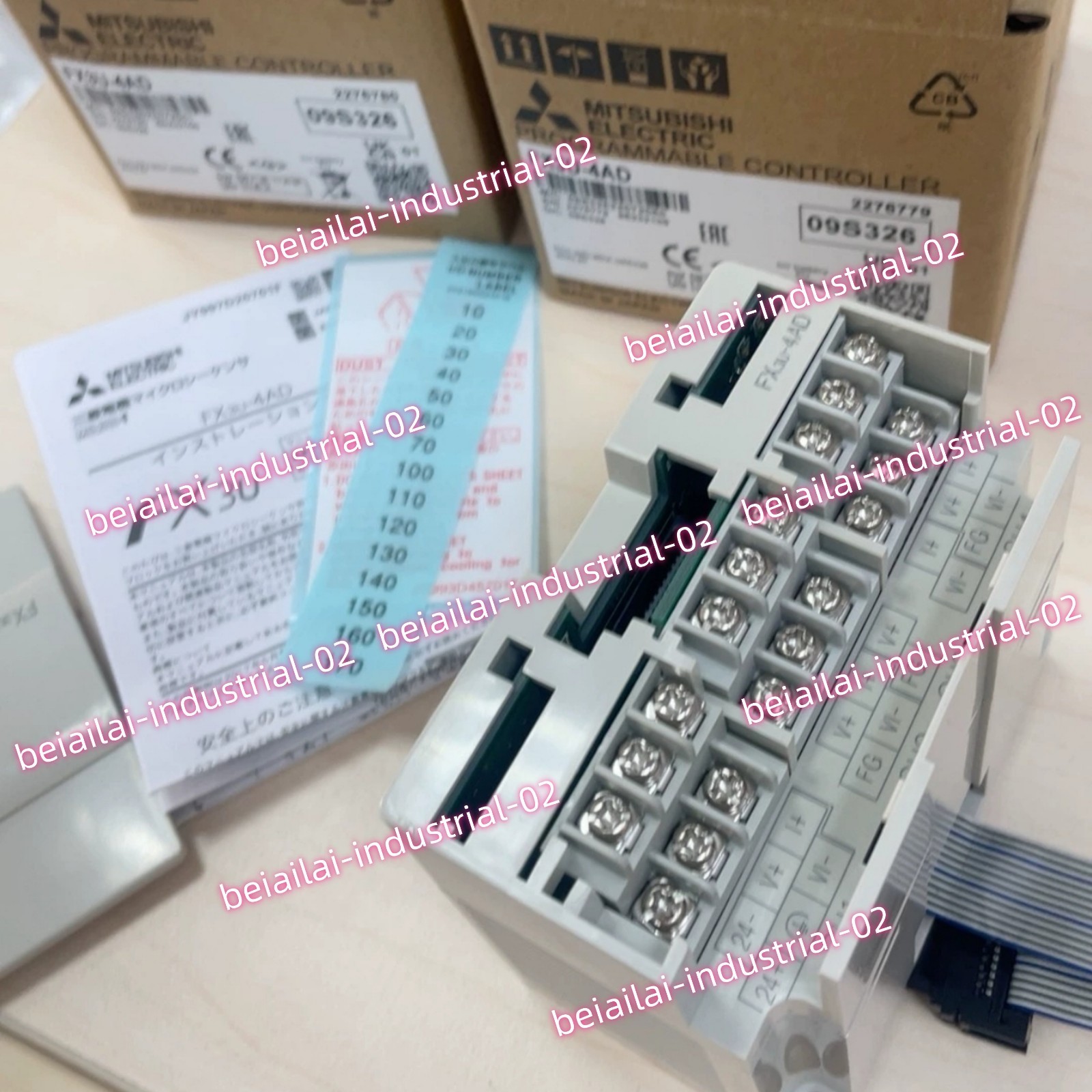 Mitsubishi PLC Module FX3U-4AD#1pcs new in box