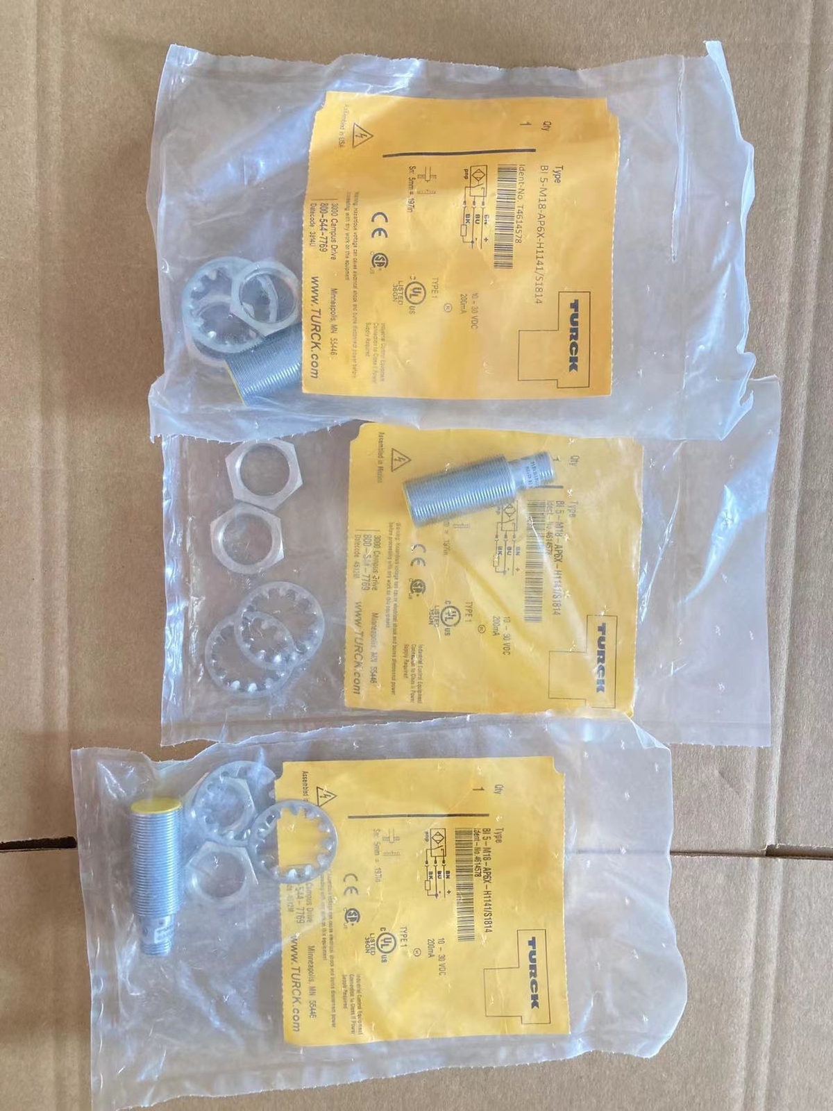 1P NEW TURCK BI5-M18-AP6X-H1141/S1814 Order number 4614578 Accept counteroffer