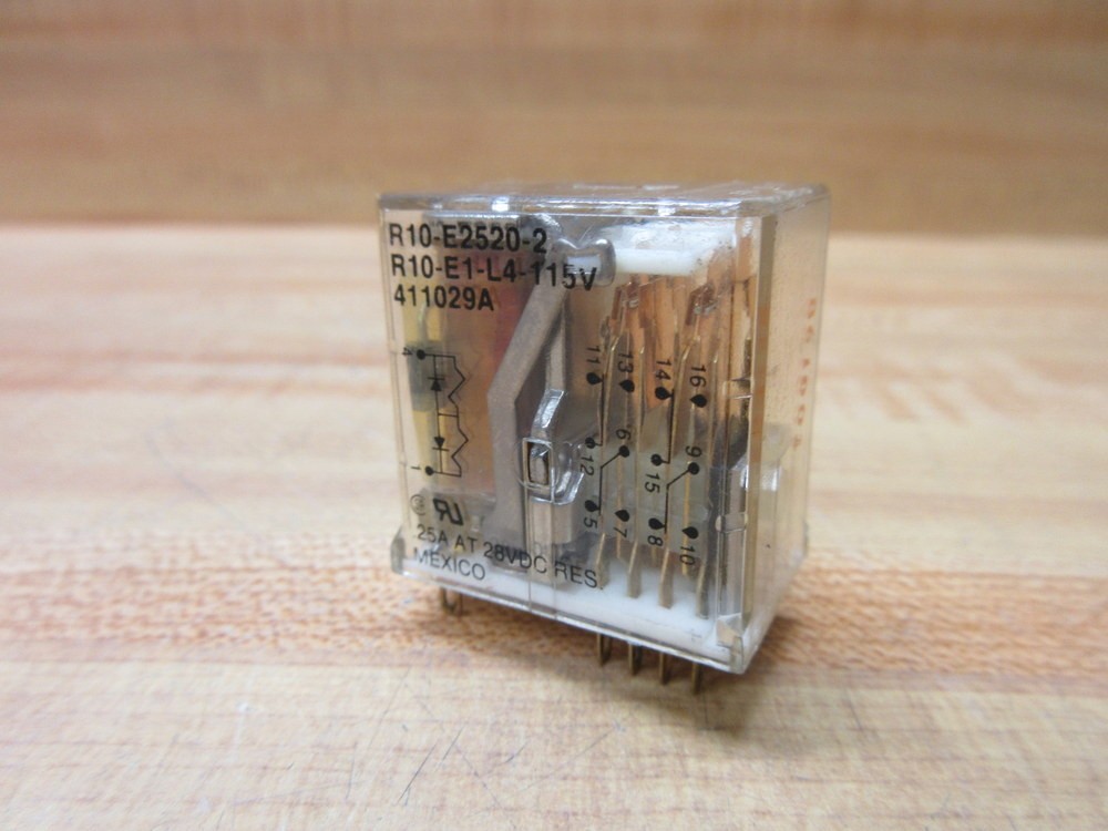 Potter & Brumfield R10-E2520-2-115V AC Relay R10-E2520-2-115VAC .
