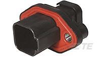 TE Connectivity / Deutsch Automotive DT04-6P-CL09 REC 6P BLK E CAP FLANGE