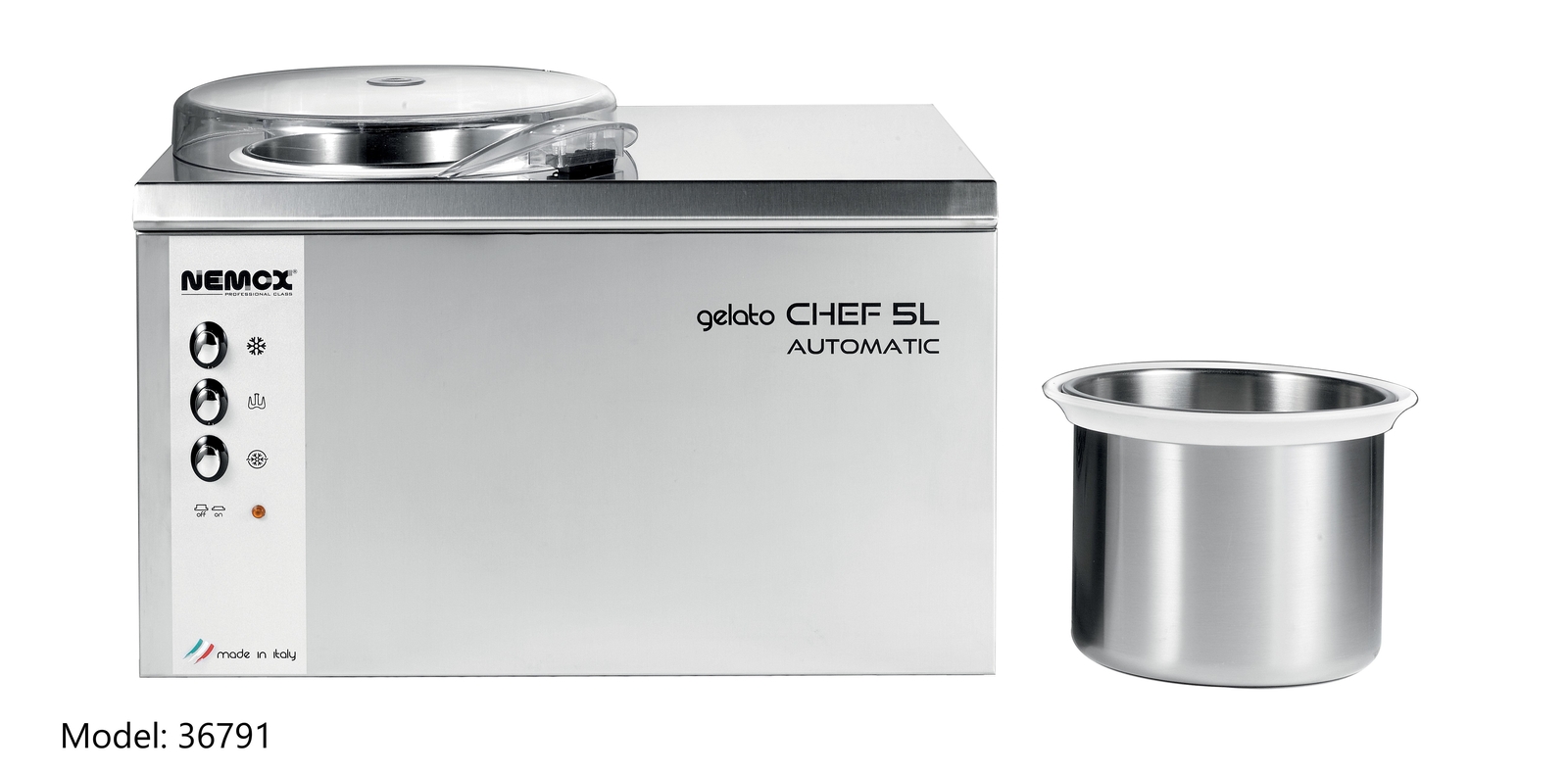 NEMOX Gelato CHEF 5L Automatic – For Home & Small Business – Made in Italy