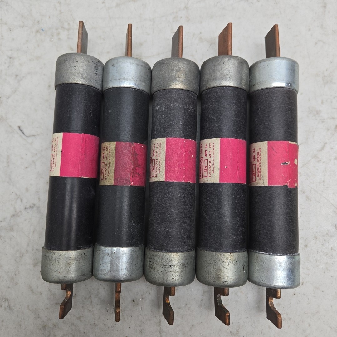 Mixed Lot of 7 Class RK5 80A Fuses Bussmann FRSR80 Buss RES80 600V Time Delay