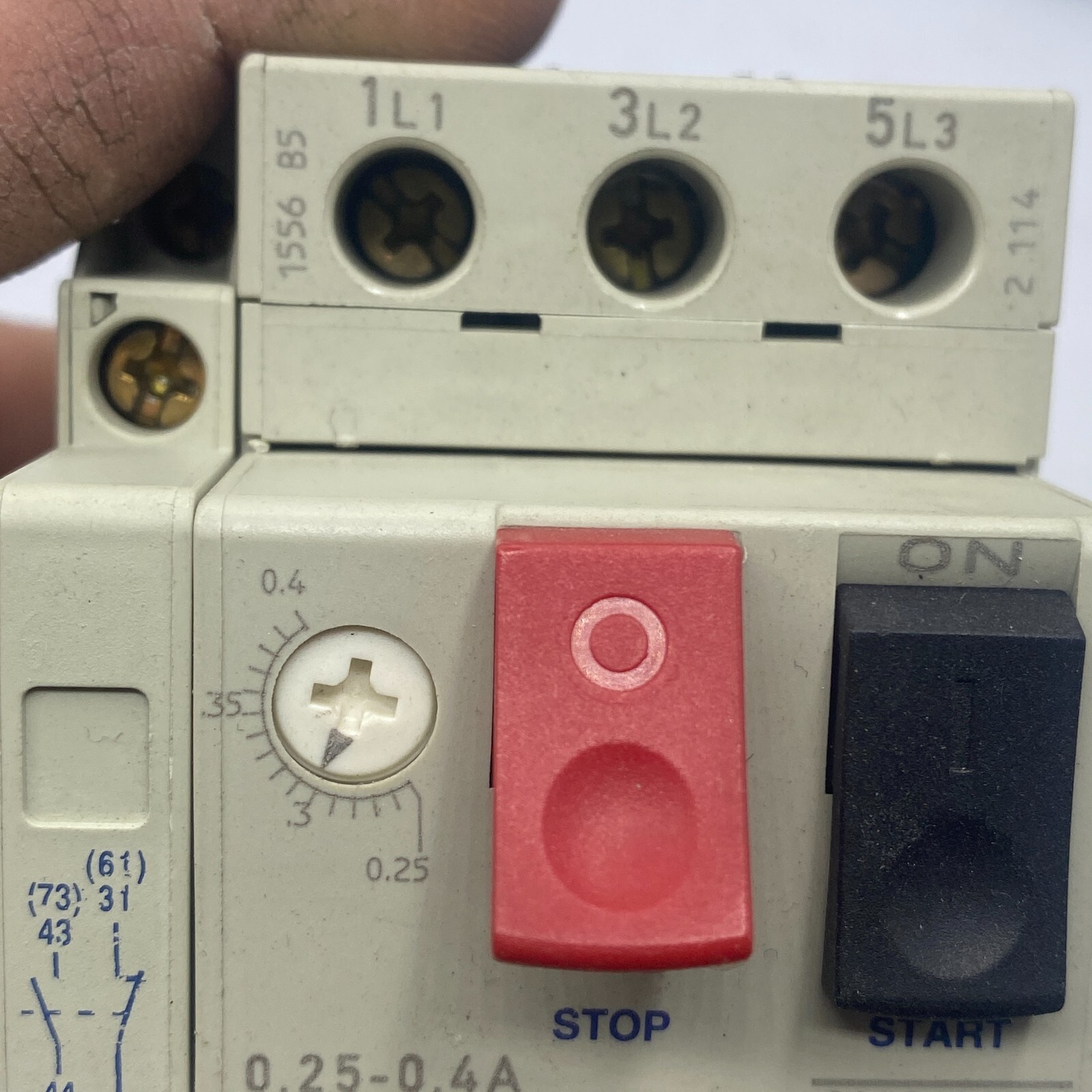 Telemecanique GV2-M03 Motor Starter 0.25-04A Circuit Breaker – Lot of 2 ✅