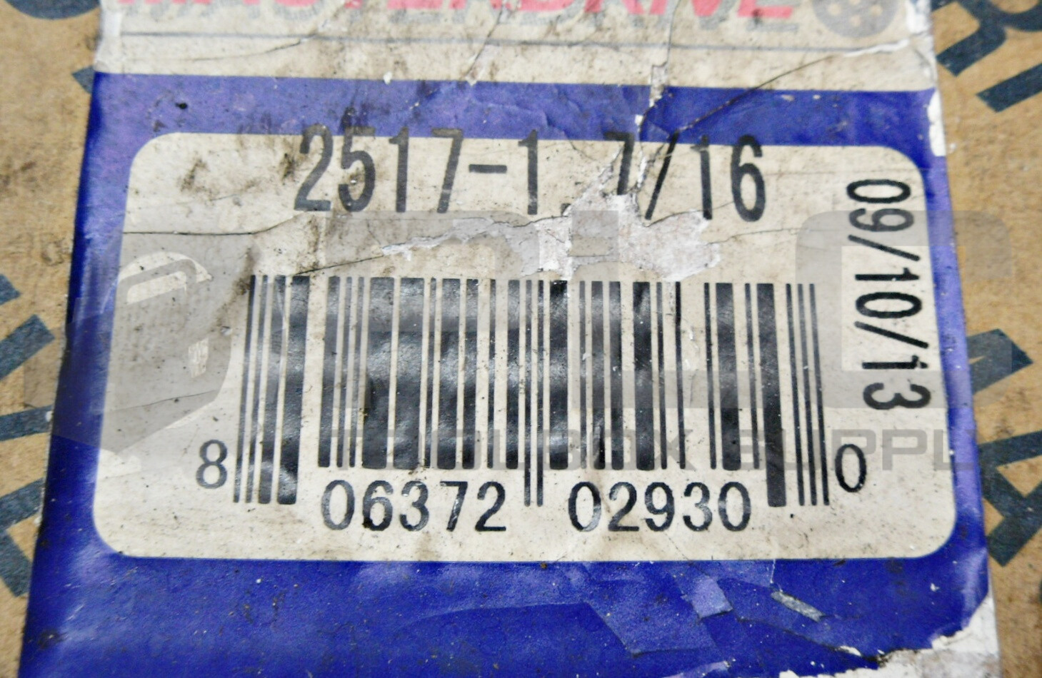 NEW MASTERDRIVE 2517-1 1/16 BUSHING TAPER-LOCK