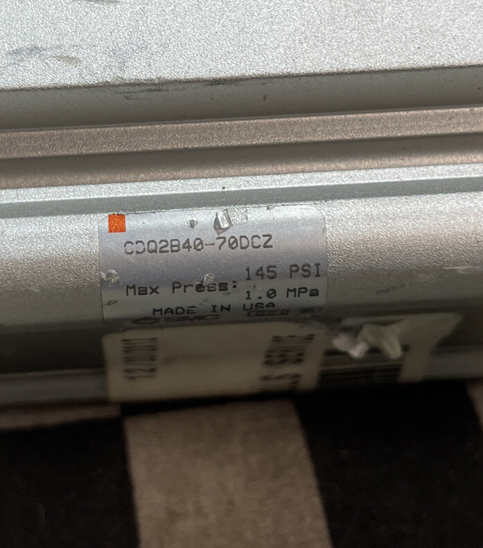 SMC CDQQ2B40-70DCZ, CDQQ2B4070DCZ, CQ2-Z COMPACT CYLINDER, SHIPSAMEDAY#1625Q5