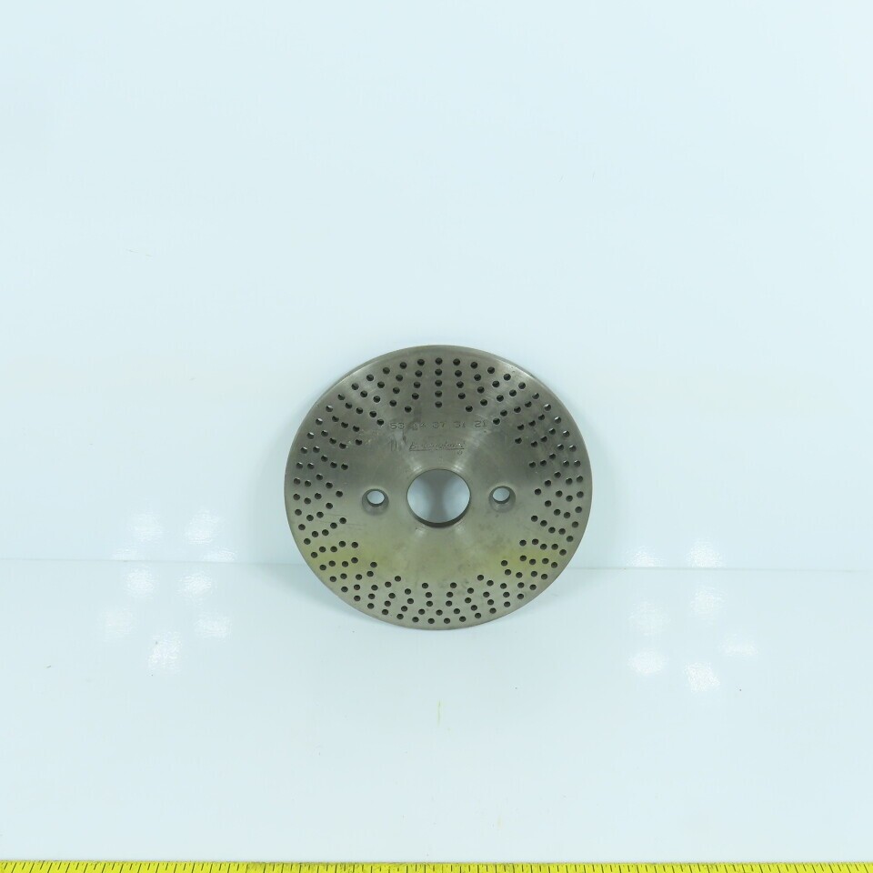 Bridgeport No. 3 5-1/2″ OD Dividing Head Indexer Hole Plate 1-1/8″ Bore
