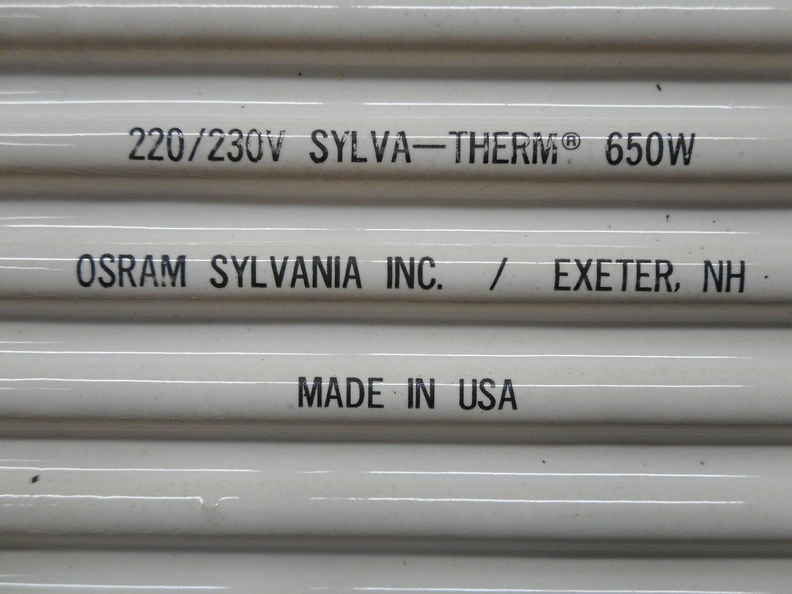 OSRAM SYLVANIA 413127012 4 Wire Square Heater Element 650W 220/230V New
