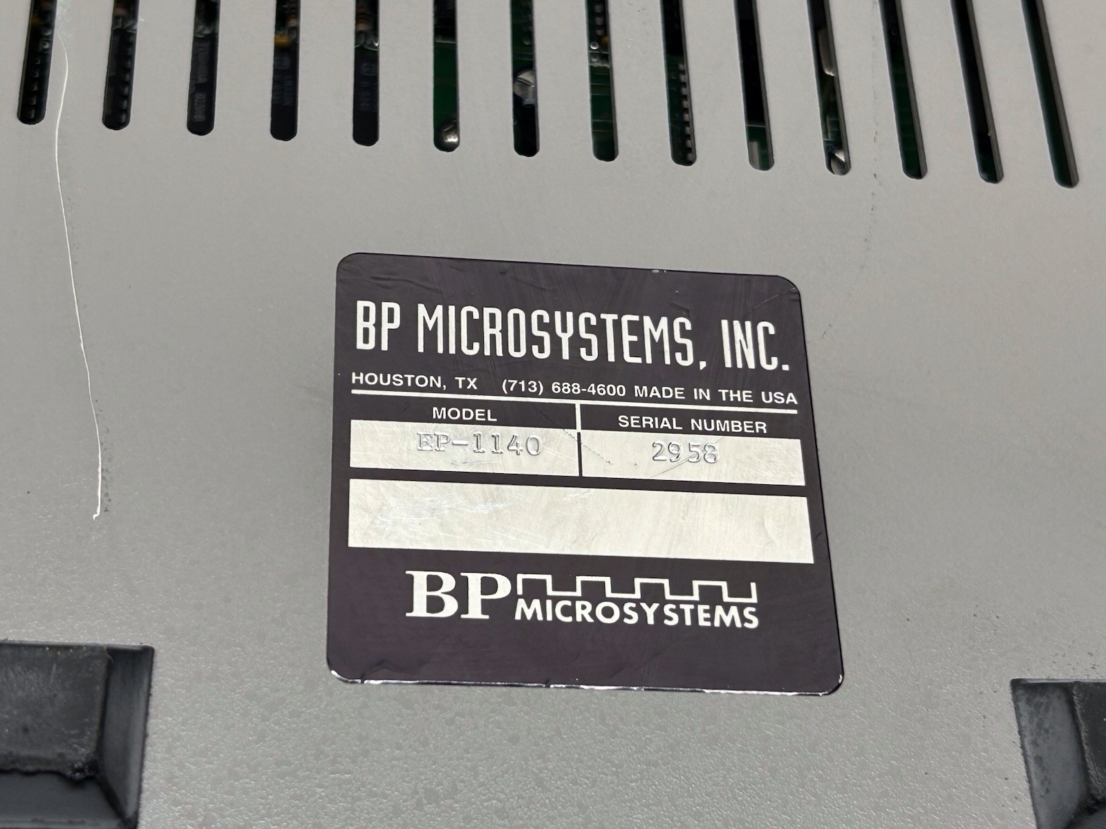 Bp Microsystems EP-1140 Eprom Programmer #D807
