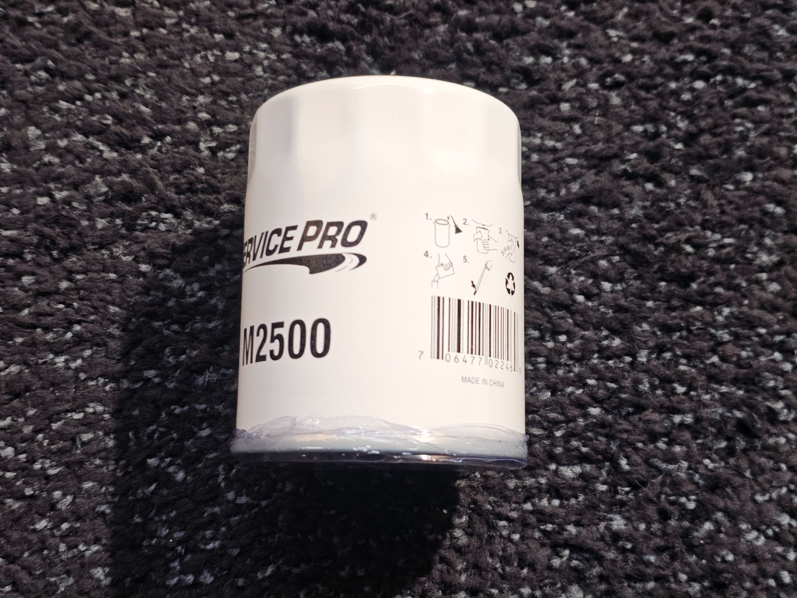 (QTY 12) Service Pro M2500 Engine Oil Filter Fits ACDelco PF63 Ecogard X2500