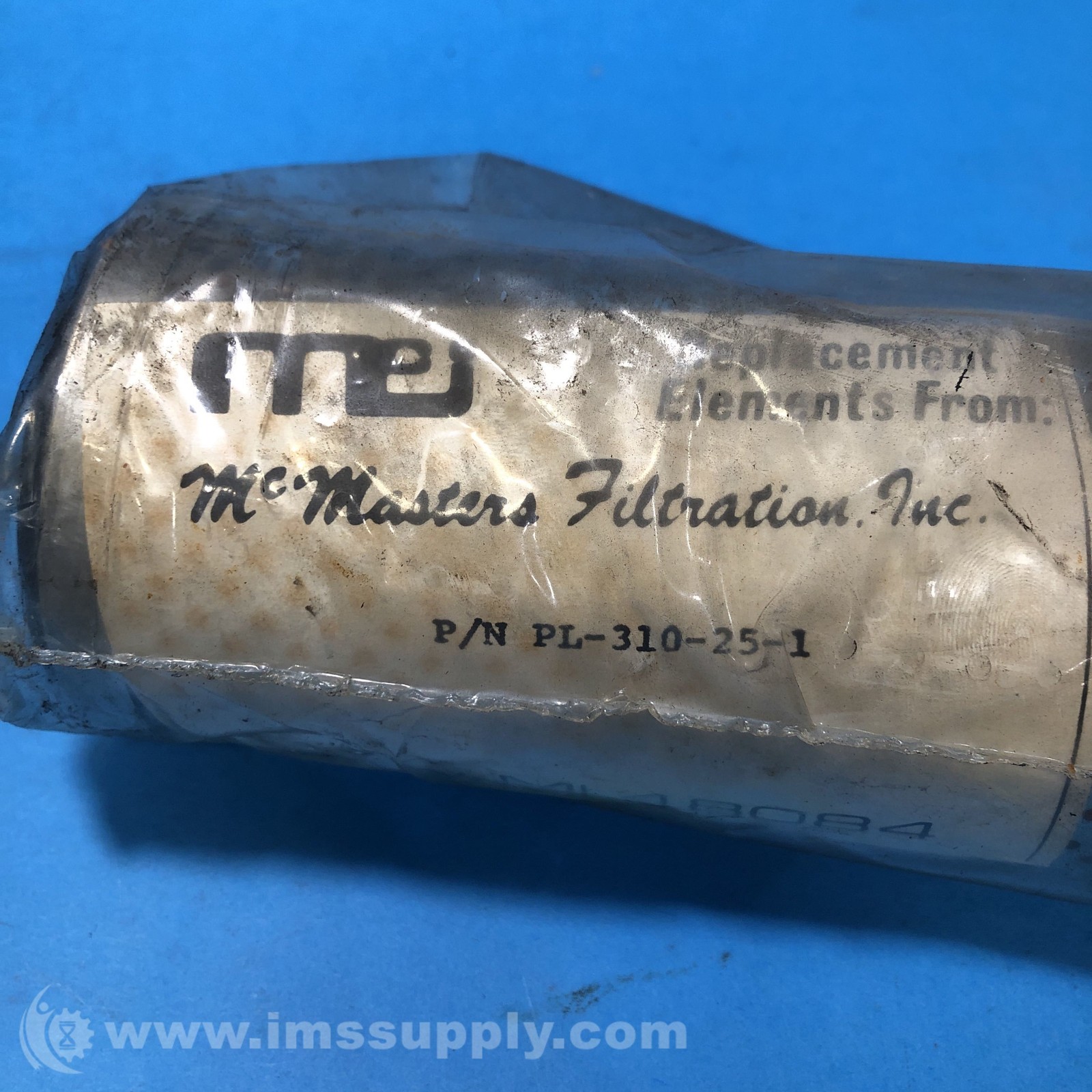 McMaster-Carr PL-310-25-1 Filter Element FNIP
