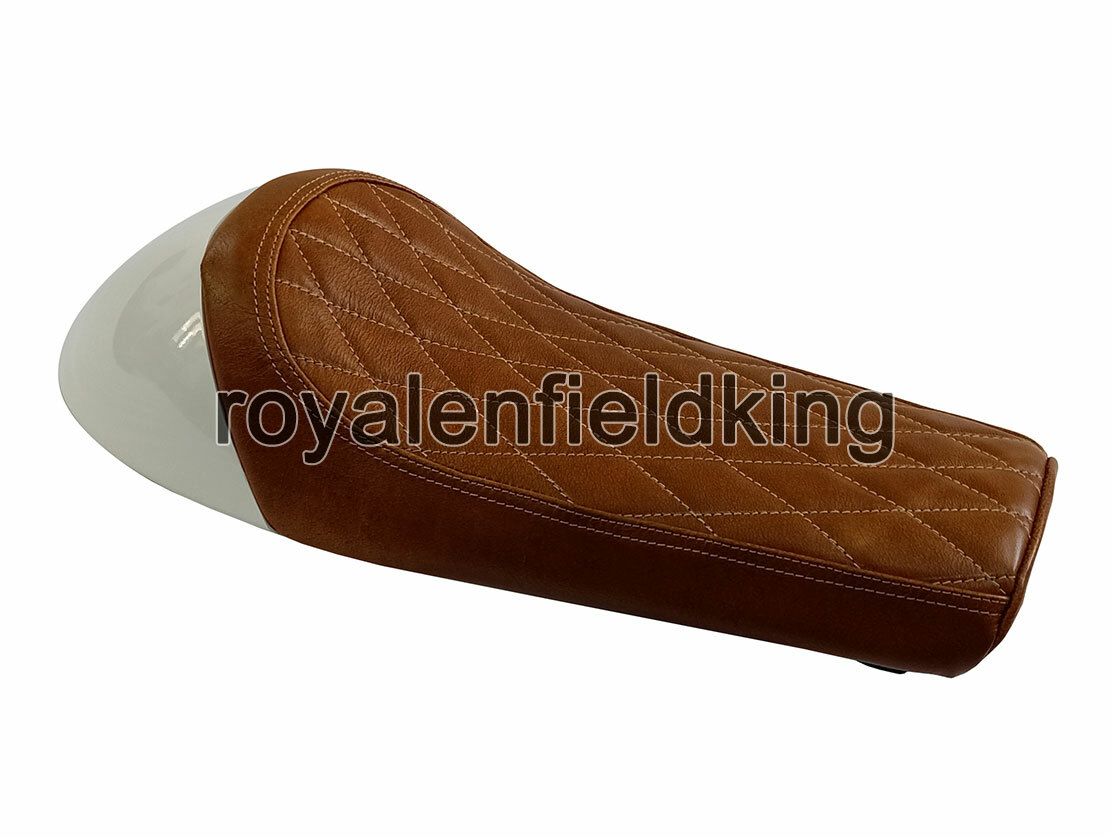 Fit For Royal Enfield GT & Interceptor 650 D5 Touring Single Seat & White Cowl