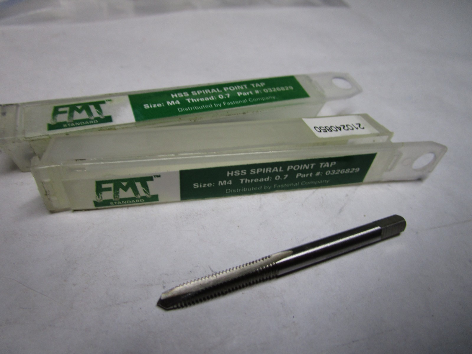 M4-0.7 HSS 2 Flute D4 Plug Spiral Point Tap QTY 2