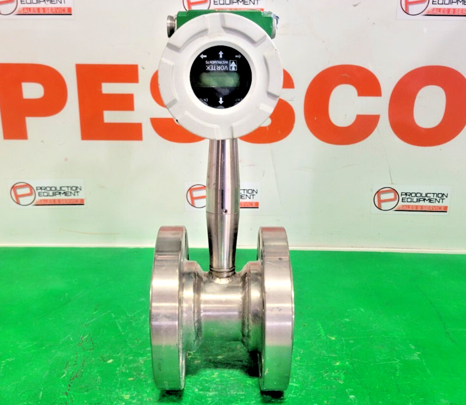 ⚡VORTEK PRO-V VORTEX FLOW METER 3″ CL600 RF SS PESSCO OFFERING 1 G051625-8-14 🗽