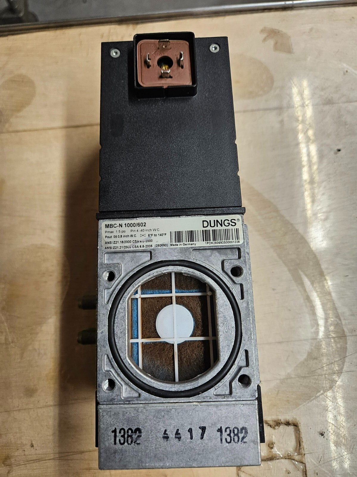DUNGS MBC-N 1000/602 Gas Valve / Gas-Air Ratio Regulator – 110V
