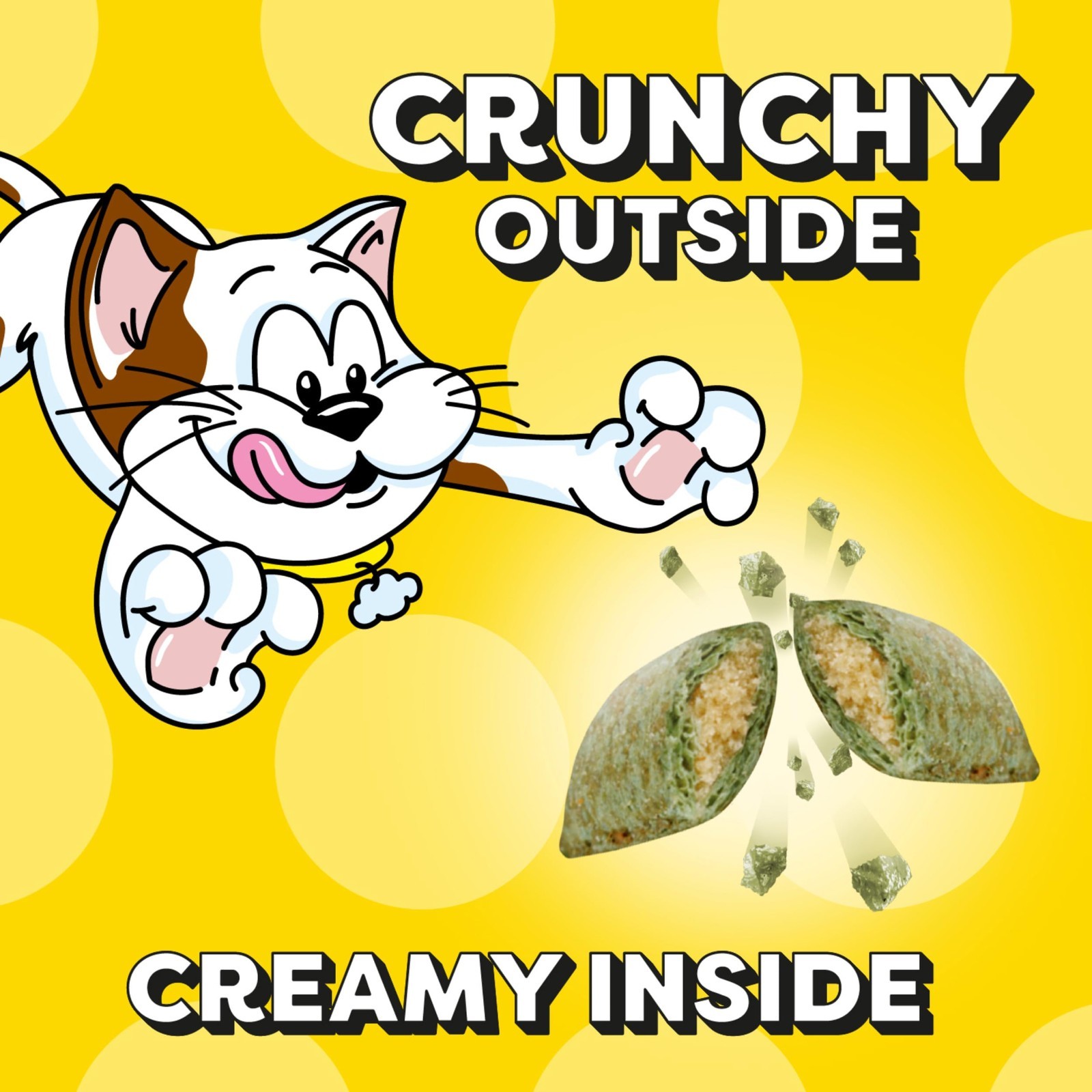 6 PACK Temptations Cat Treats, Classic Crunchy and Soft Cat Treats, 16 oz. Tub