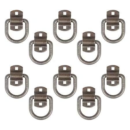 Buyers Products B38pkgd10 D-Ring, 1/2 In, 11, 781 Lb (10/Pk)