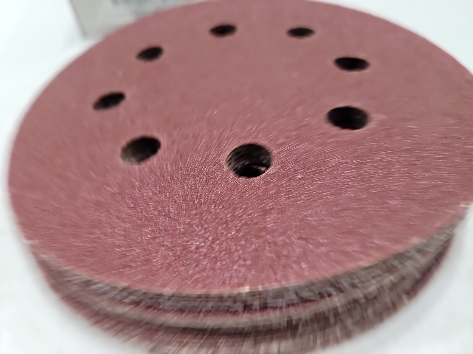 5″ HOOK & LOOP PAPER SANDING DISCS 8 HOLES AO100D GRIT KEEN QTY- 26!!!!